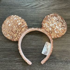 Original rose gold Minnie ears without bow
